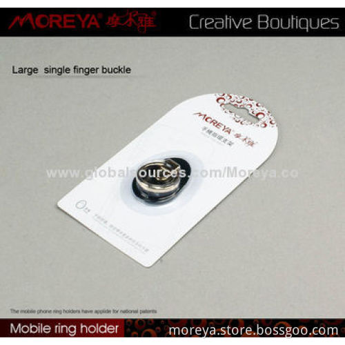 Finger ring for all mobile phone to hold and stand, small single ring, zink alloy material